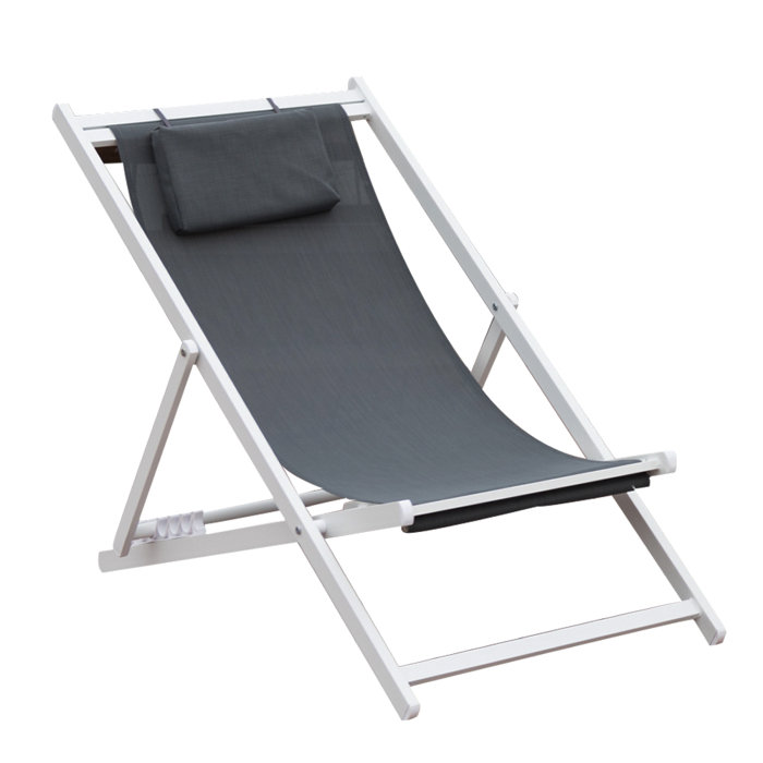 Longshore Tides Robert Reclining Beach Chair & Reviews Wayfair